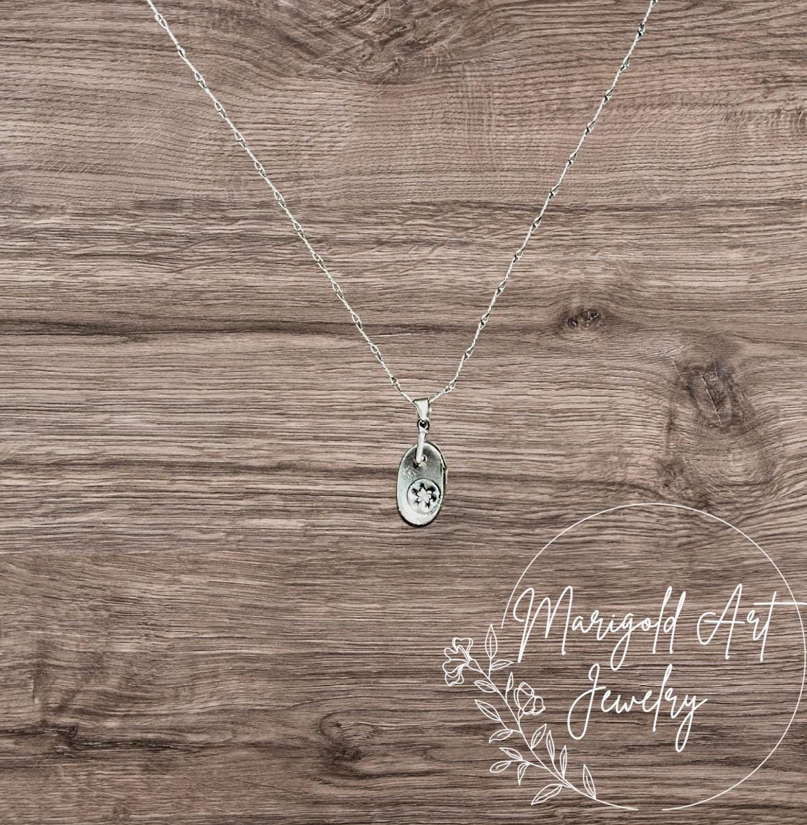 Birth Month Flower Pendant