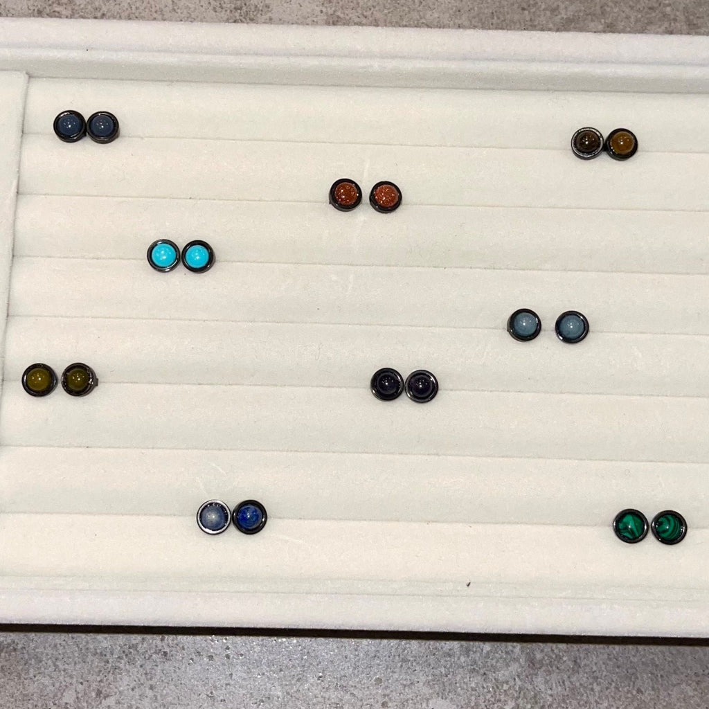6mm Gemstone Earrings
